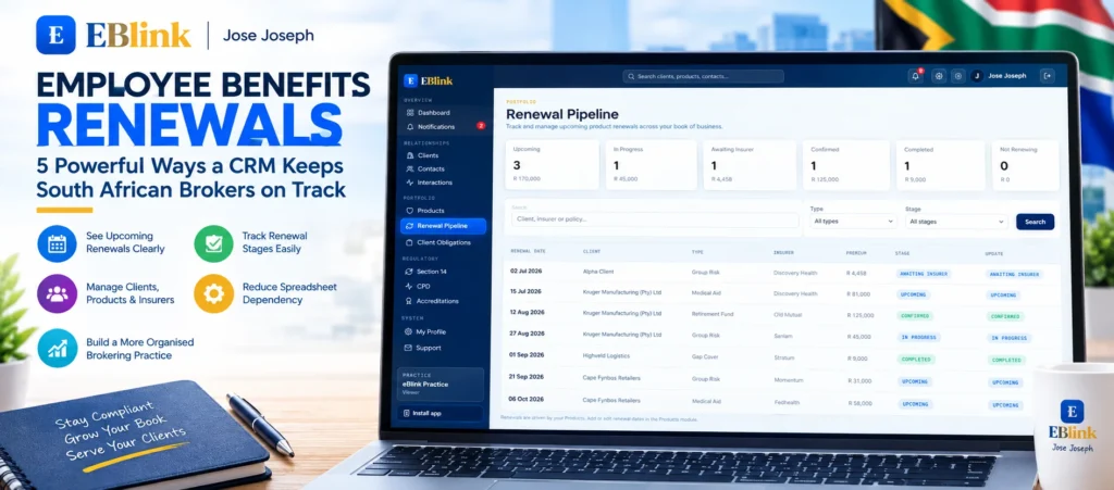 Employee benefits renewals South Africa: 5 CRM Wins